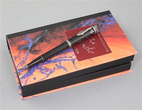 A Montblanc Meisterstuck limited edition Agatha Christie ballpoint pen,